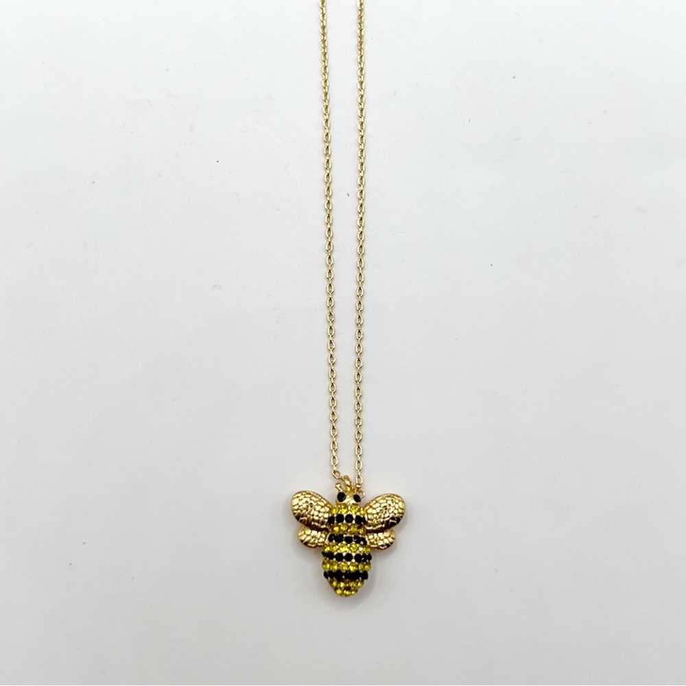 KS860-Kate Spade bee necklace